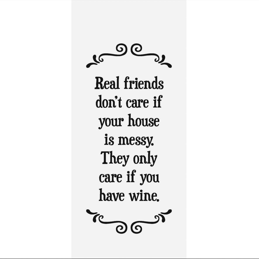 "Real Friends" Flour Sack Towel