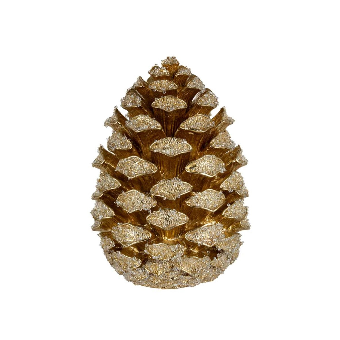 Gold Jewelled Pine Cone - Large