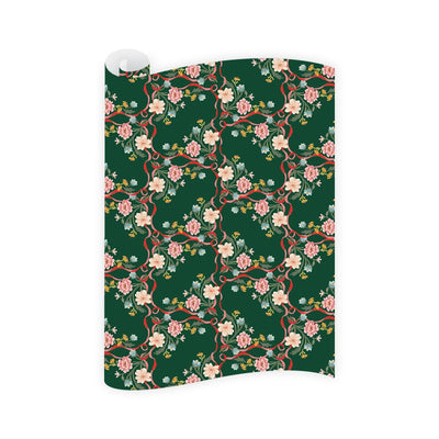 Dogwood Hill Cottagecore Wrapping Paper Roll | Putti Christmas