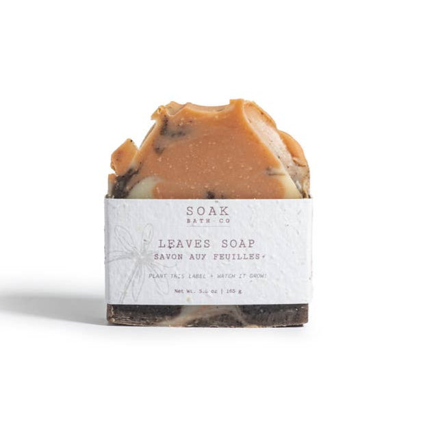 Soak Bath Co. Leaves Soap Bar