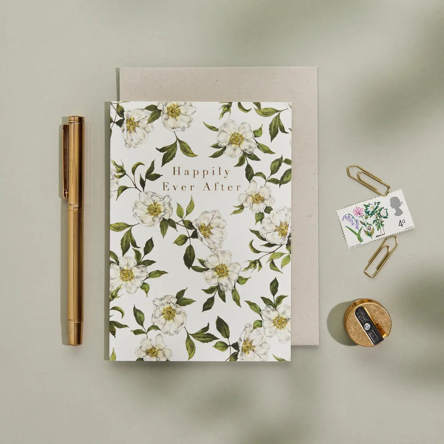 Cottage Garden "Happily Ever After" Greeting Card