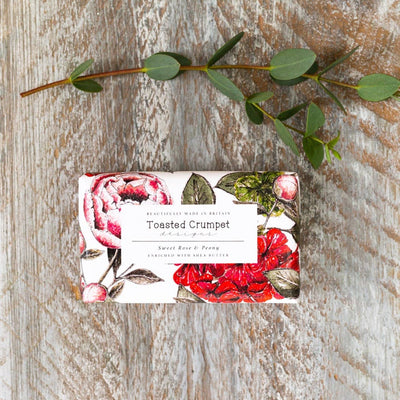 Toasted Crumpet - Sweet Rose & Peony Soap