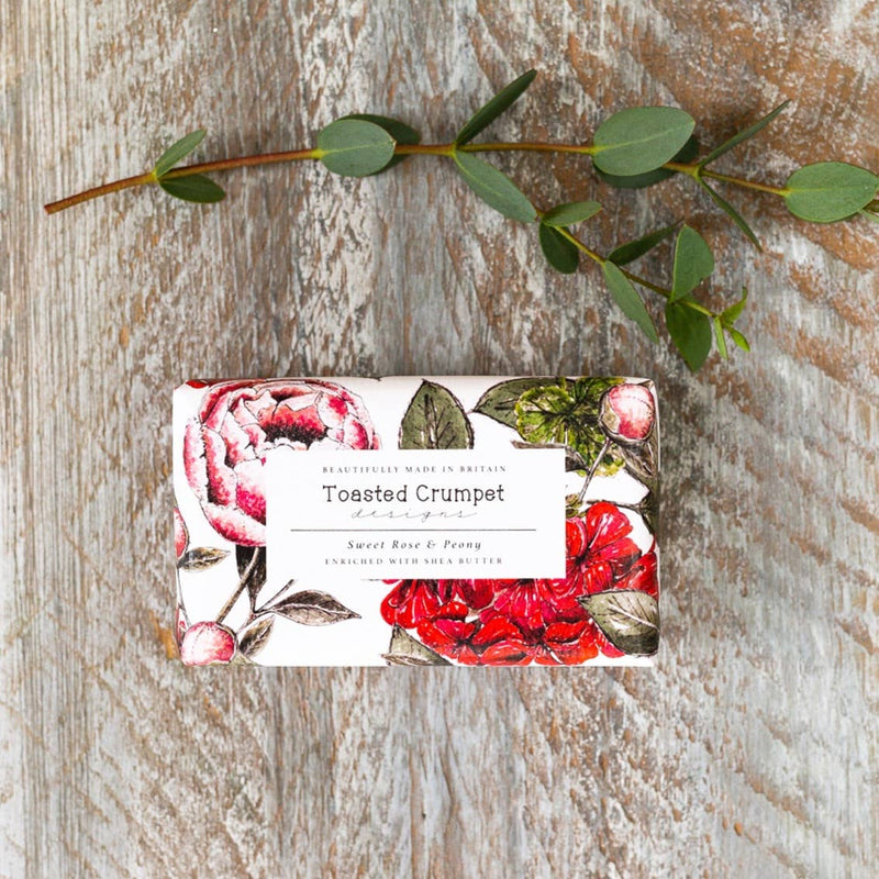 Toasted Crumpet - Sweet Rose & Peony Soap
