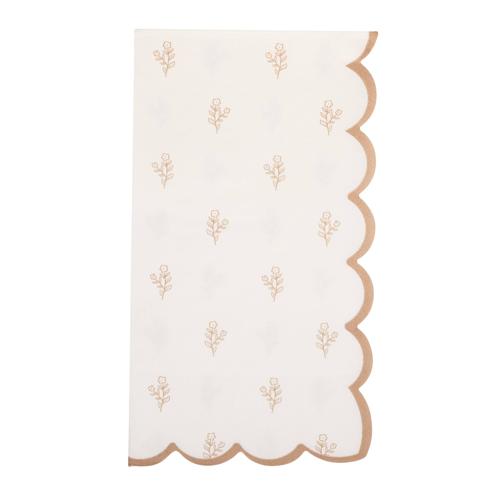 Cottontail Gold Floral Dinner Napkin