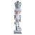 Nutcracker King With Presents Silver
