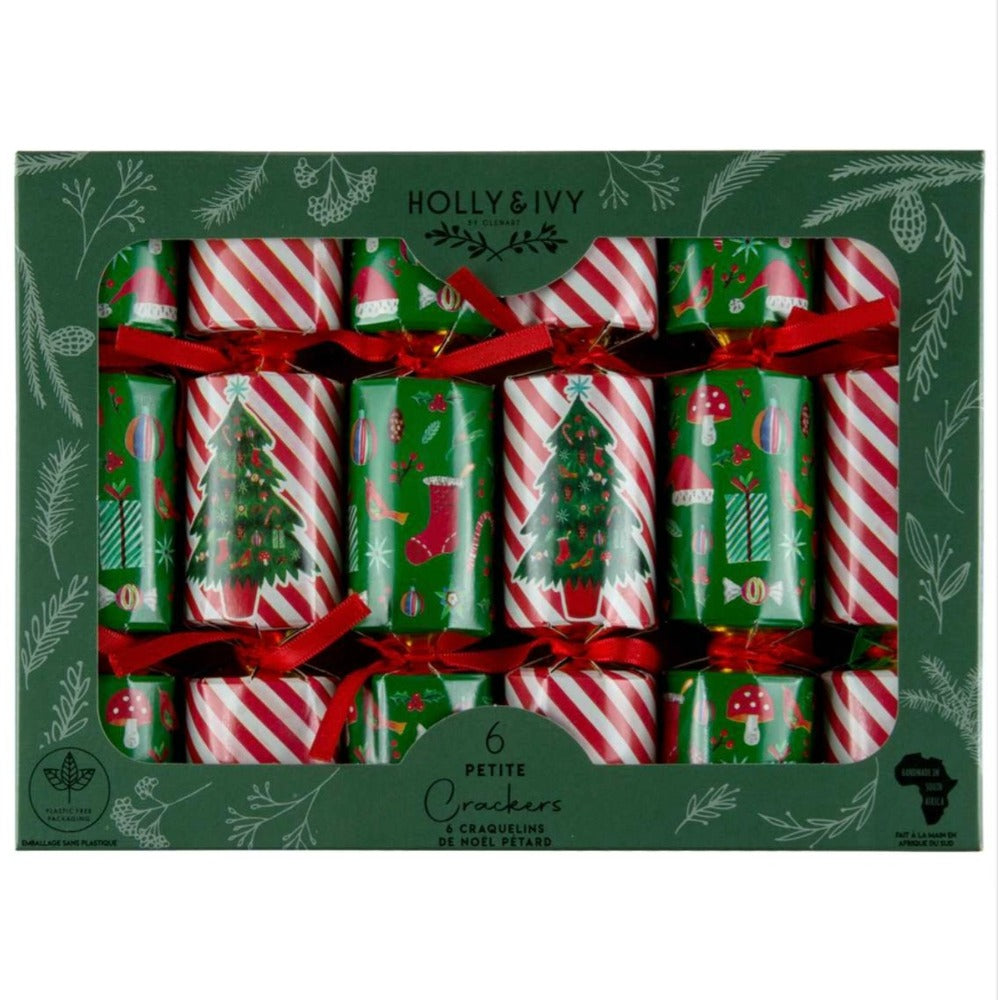 Holly & Ivy Traditional Icons Small Christmas Crackers