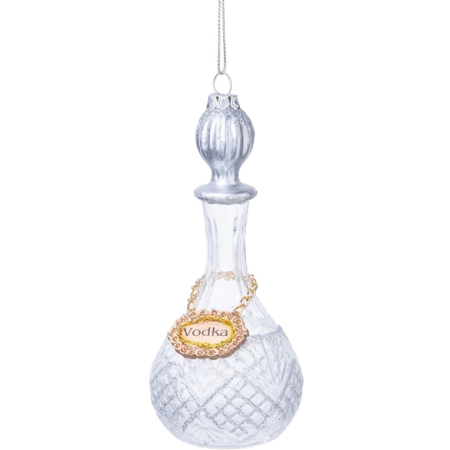 Blown Glass Vodka Decanter Ornament
