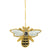 Bee Embroidered Ornament