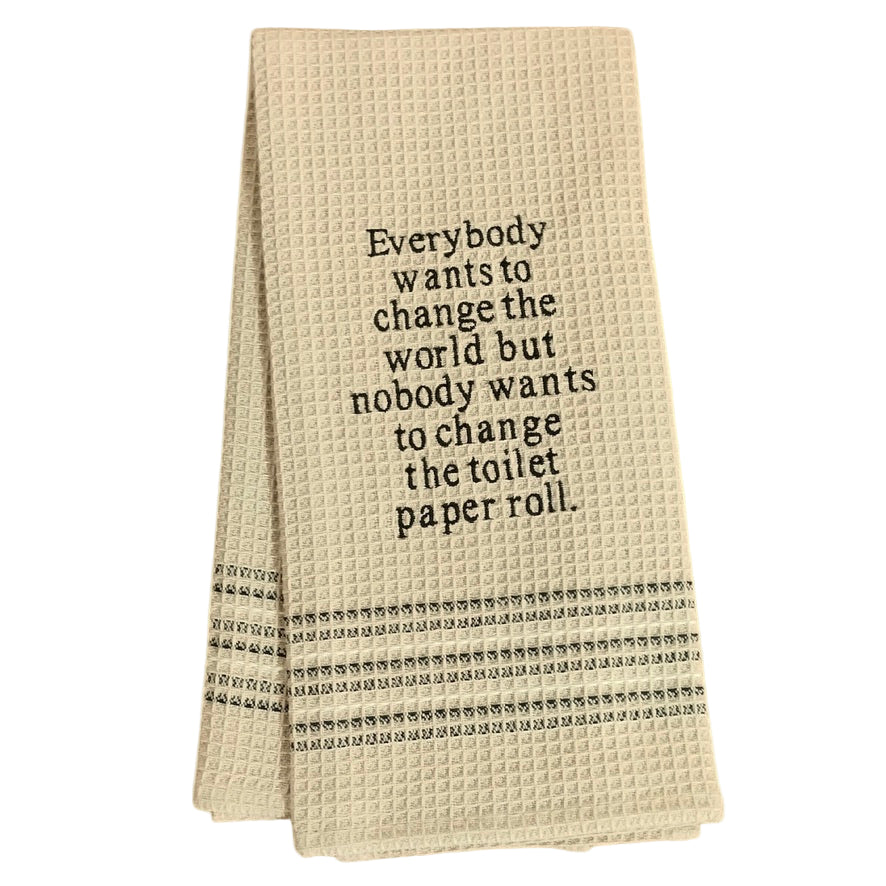 Dry Wit Towel - Change the World