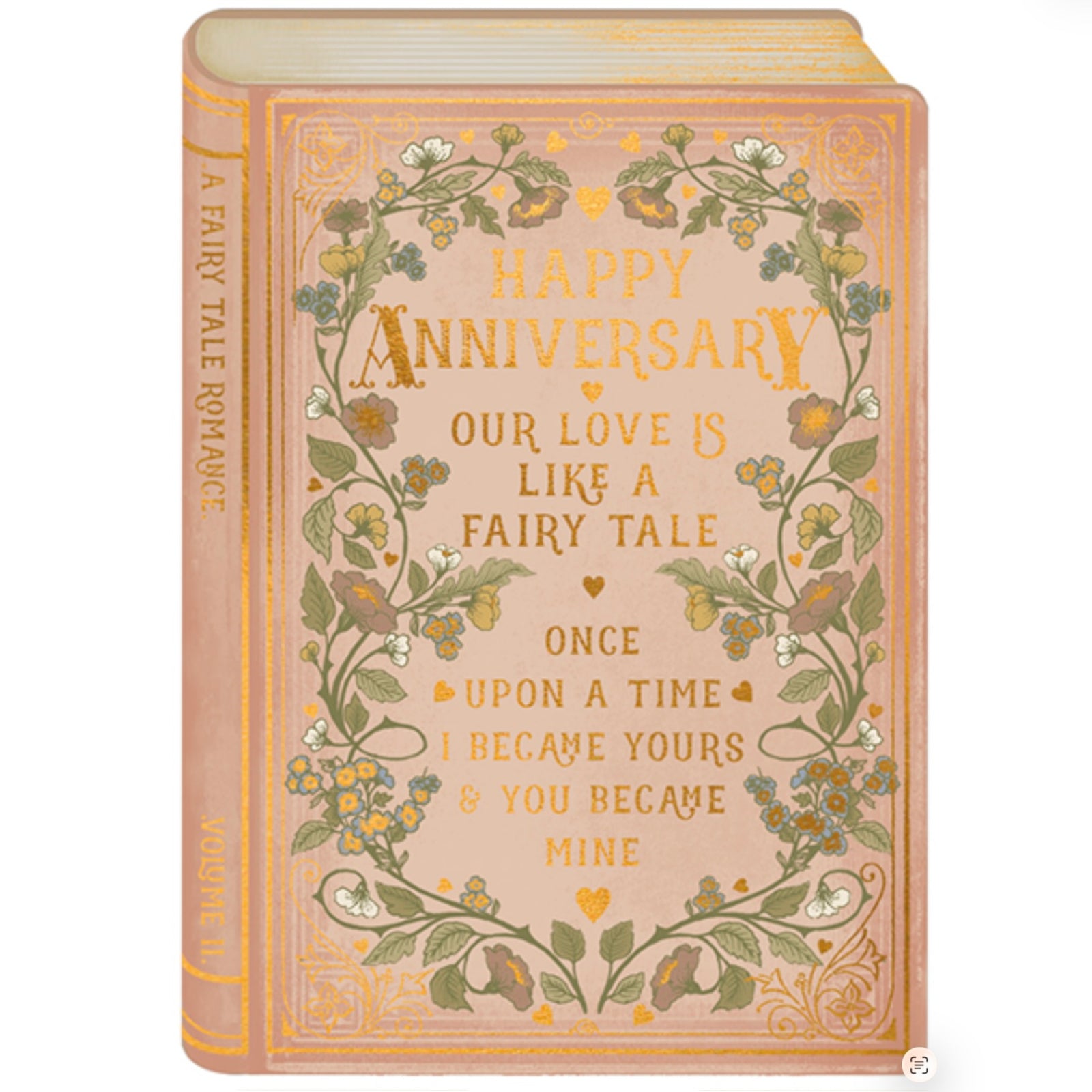 Story Book Anniversary Greeting Card