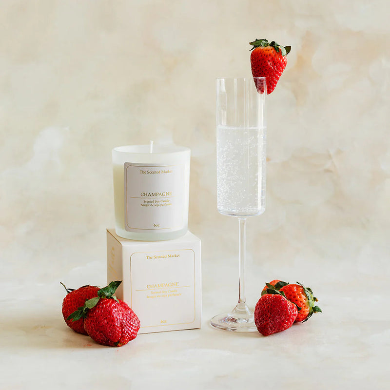 Champagne Soy Wax Candle | Putti Fine Furnishings 