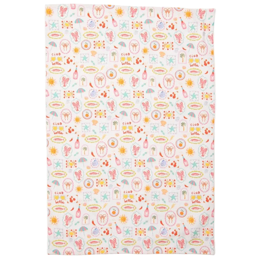 Bon Artis Ciao Bella Tea Towel | Putti Fine Furnishings 
