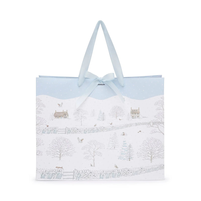 Sophie Allport Snowy Cottage Gift Bag  | Putti Christmas Wrap 
