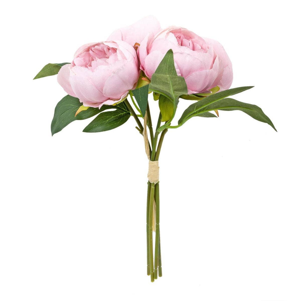 Artificial Peony Bouquet - Pink