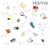 Holly & Ivy Merry Xmas Festive Christmas Crackers