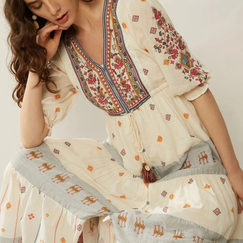 Bohera Kelani Embroidered Long Dress  | Putti Fine Fashions 