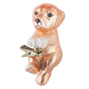 Eric Cortina "Hang in There" Clip on Puppy Glass Ornament