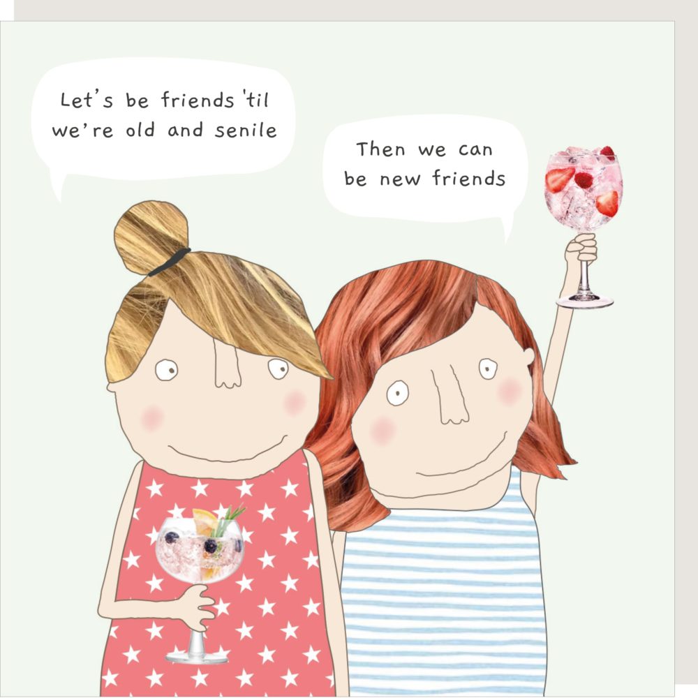 Rosie Made a Thing Greeting Card - New Friends