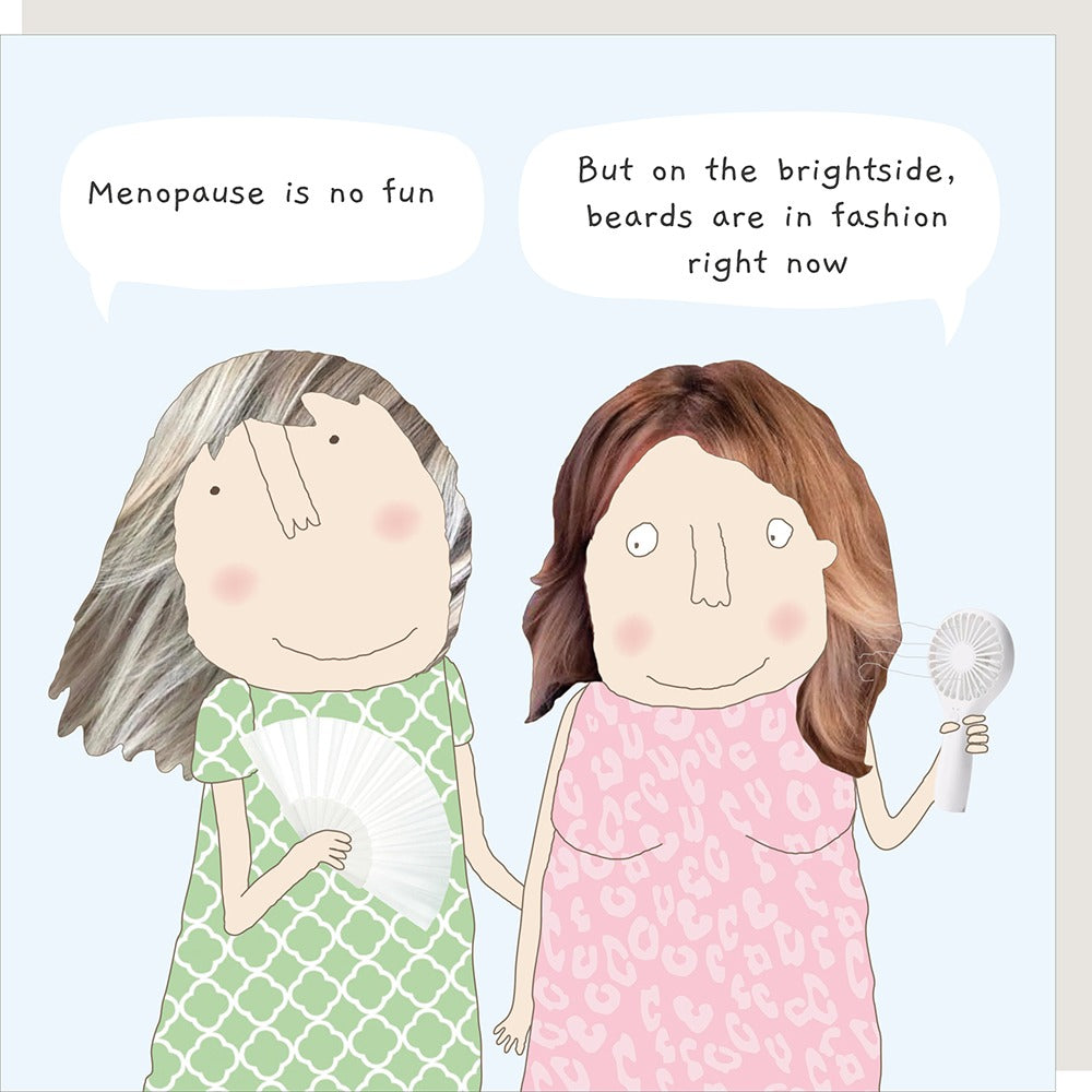 Rosie Made a Thing Greeting Card - Menopause Fun