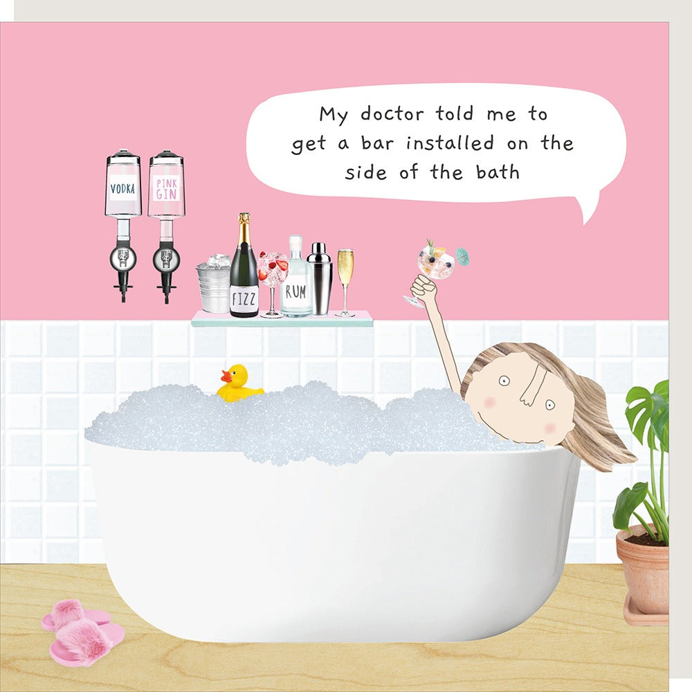 Rosie Made a Thing Greeting Card - Bath Bar | Putti Celebrations 
