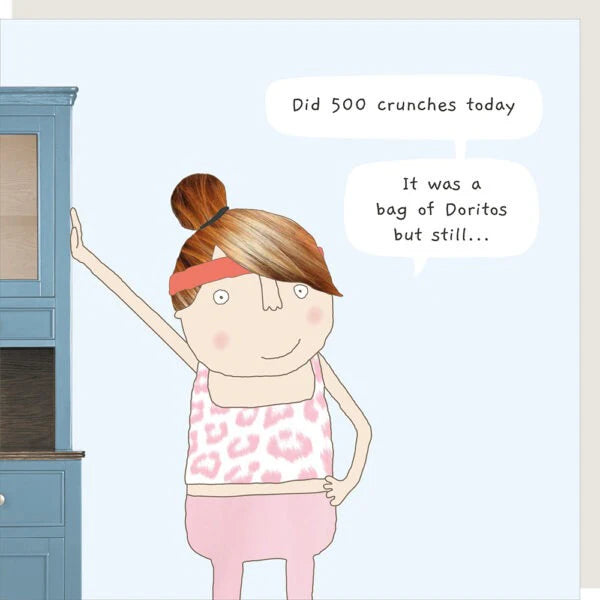 Rosie Made a Thing Greeting Card - Crunches | Putti Fine Furnishings 