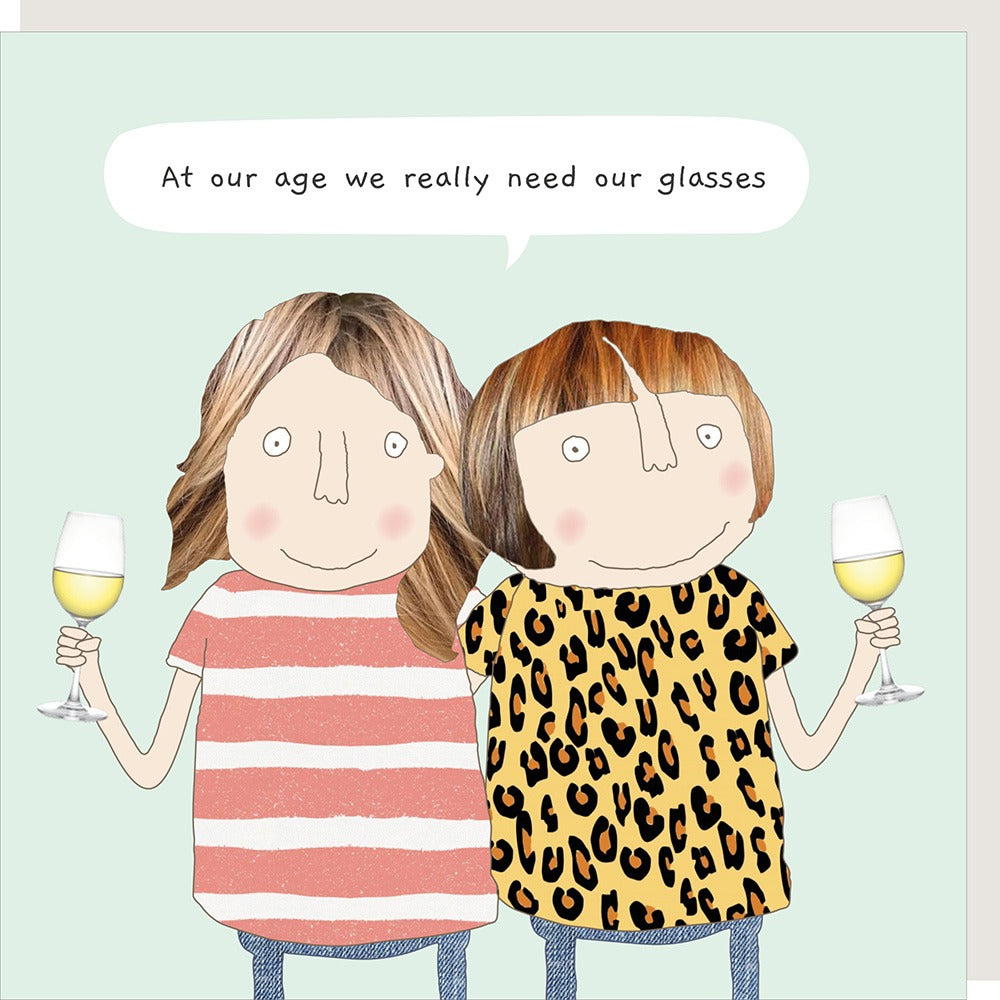Rosie Made a Thing Greeting Card - Glasses | Putti Fine Furnishings 