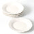Ceramic Snowflake Side Plates - Set of 4 | Putti Fine Furnishings 