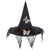 Black Hat with Black Flowers, Skull & Net | Putti Halloween Costumes 