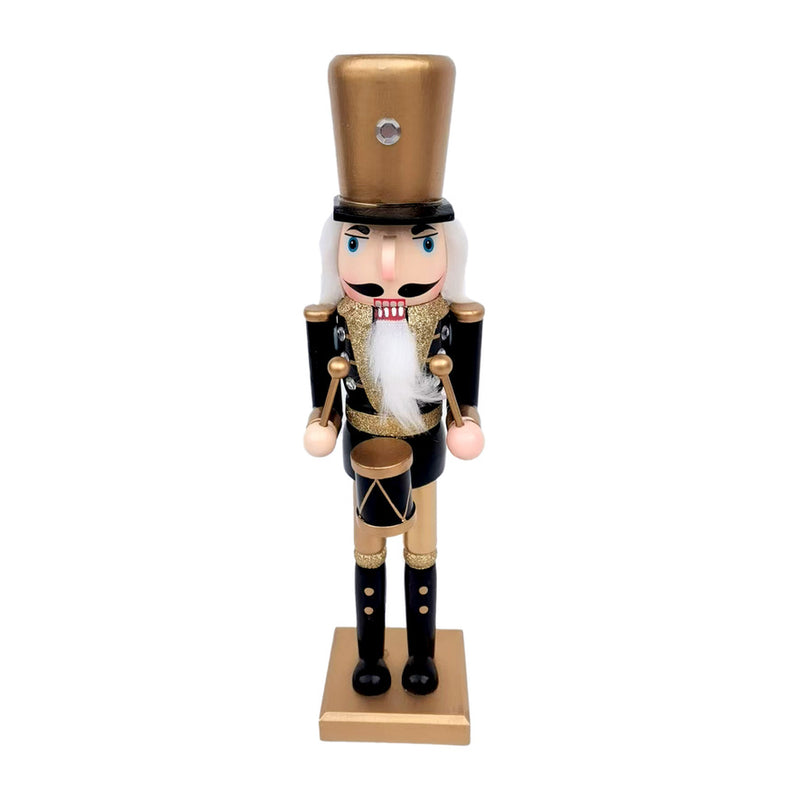 Black and Gold Nutcracker | Putti Christmas Decorations 