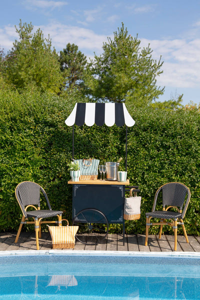 Black and White Bistro Set | Putti Fine Furnishings
