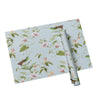 Blue Chinoiserie Bird Paper Placemat | Putti Fine Furnishings