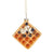 Blueberry Waffle Glass Ornament | Putti Christmas Decorations 