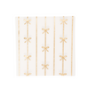 Bonjour Fête Gold Bows Cocktail Napkins | Putti Party Supplies