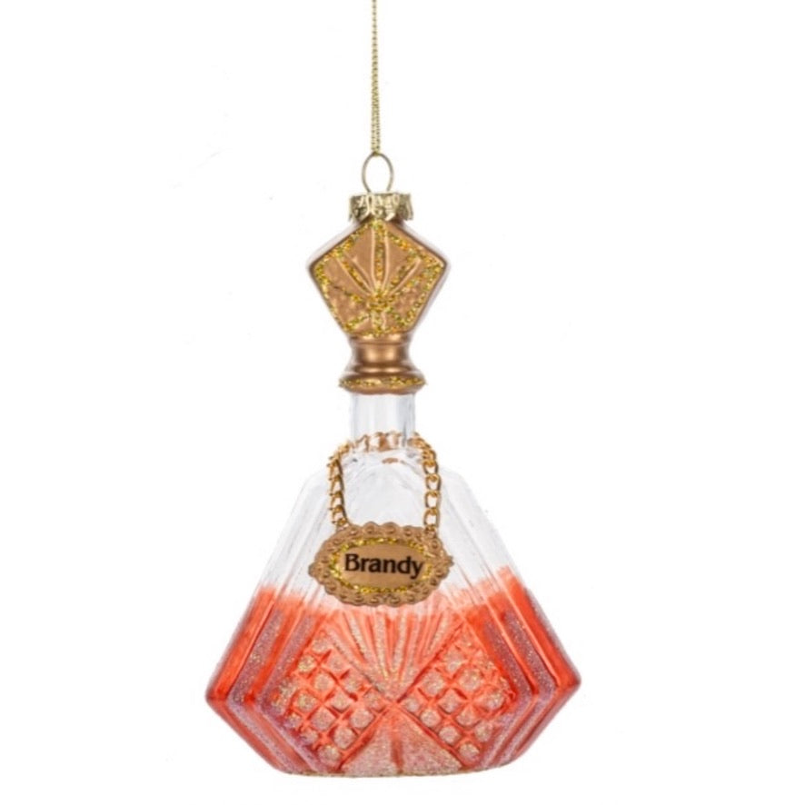Brandy Decanter Glass Ornament | Putti Christmas Decorations 