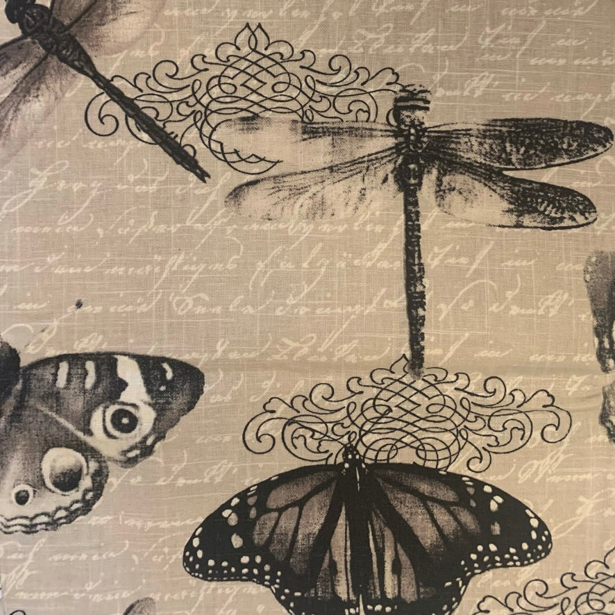 Butterflies Moths and Dragonflies Square Tablecloth | Putti Fine Furnishings