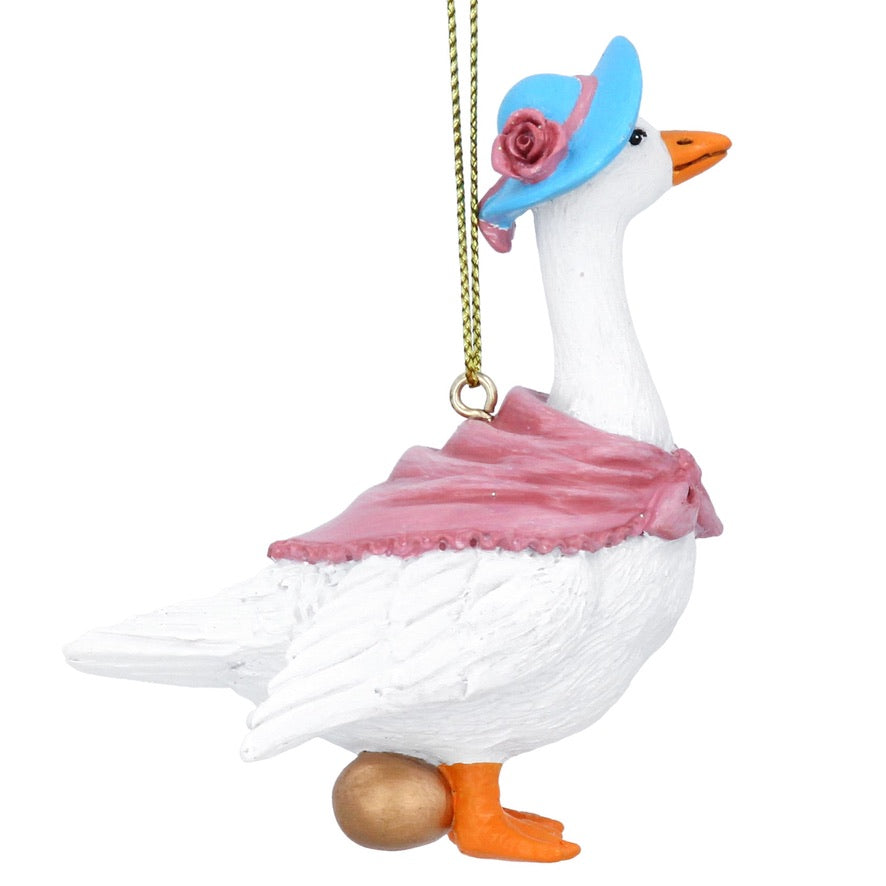 Mother Goose Resin Ornament