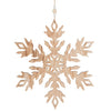 Large Wood Snowflake Ornament