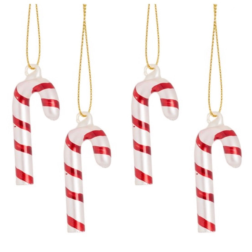 Mini Peppermint Candy Cane - Set of 4