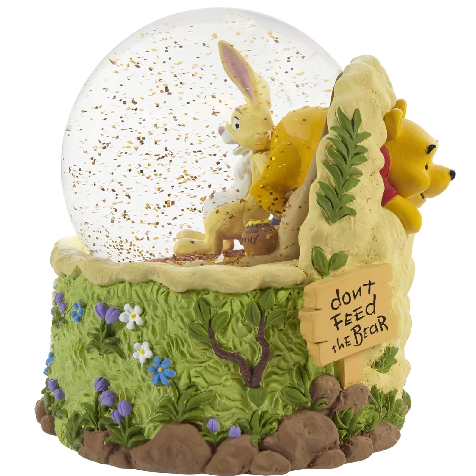 Disney Winnie The Pooh and Rabbit Musical Snow Globe