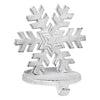 White Snnowflake Stocking Holder | Putti Christmas Decor