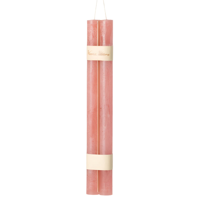 Vance Kitira Timber Taper Candle set of 2 - Plum