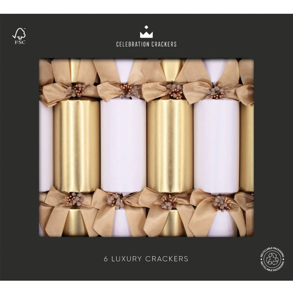Golden Christmas Crackers  | Putti Christmas Celebrations 