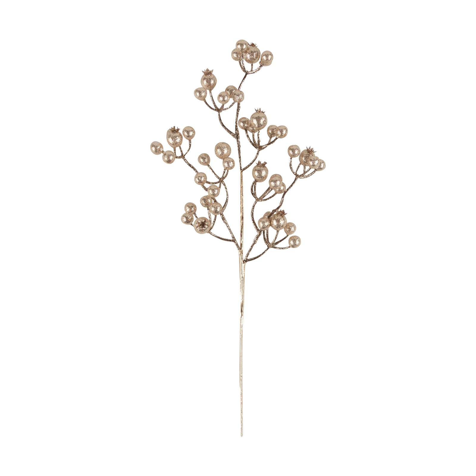 Champagne Gold Cranberry Pick | Putti Christmas Celebrations 