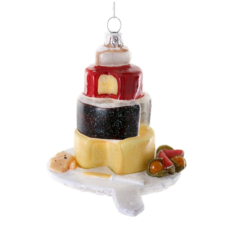 Cody Foster Heritage Cheese Glass Ornament | Putti Christmas Decorations