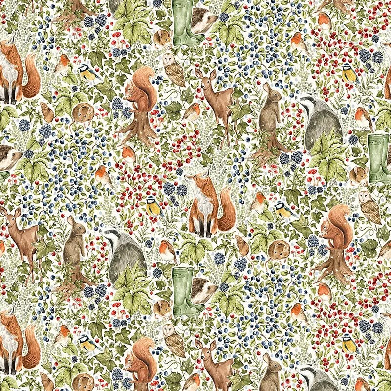 Countryside Christmas Wrapping Paper Roll | Putti Christmas 