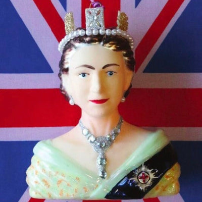 Cody Foster Young Queen Elizabeth Glass Ornament