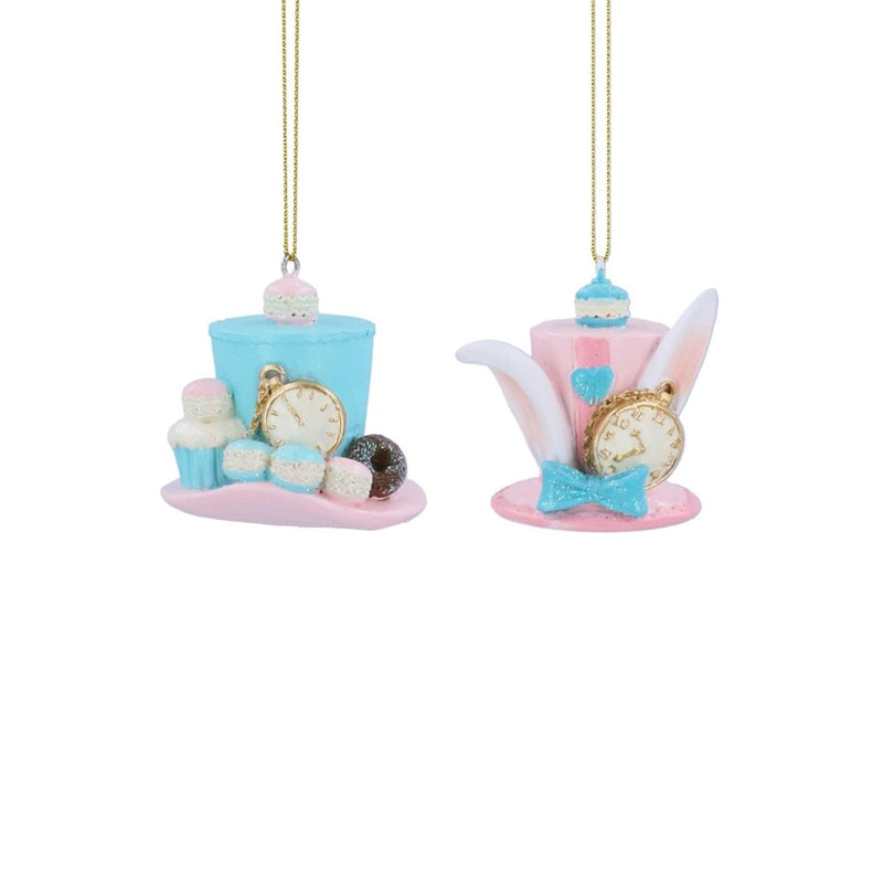 Madhatter Hat with Cakes Ornament