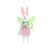 Bunny with Butterfly Wings Felt Ornament | Putti Easter Celebrations