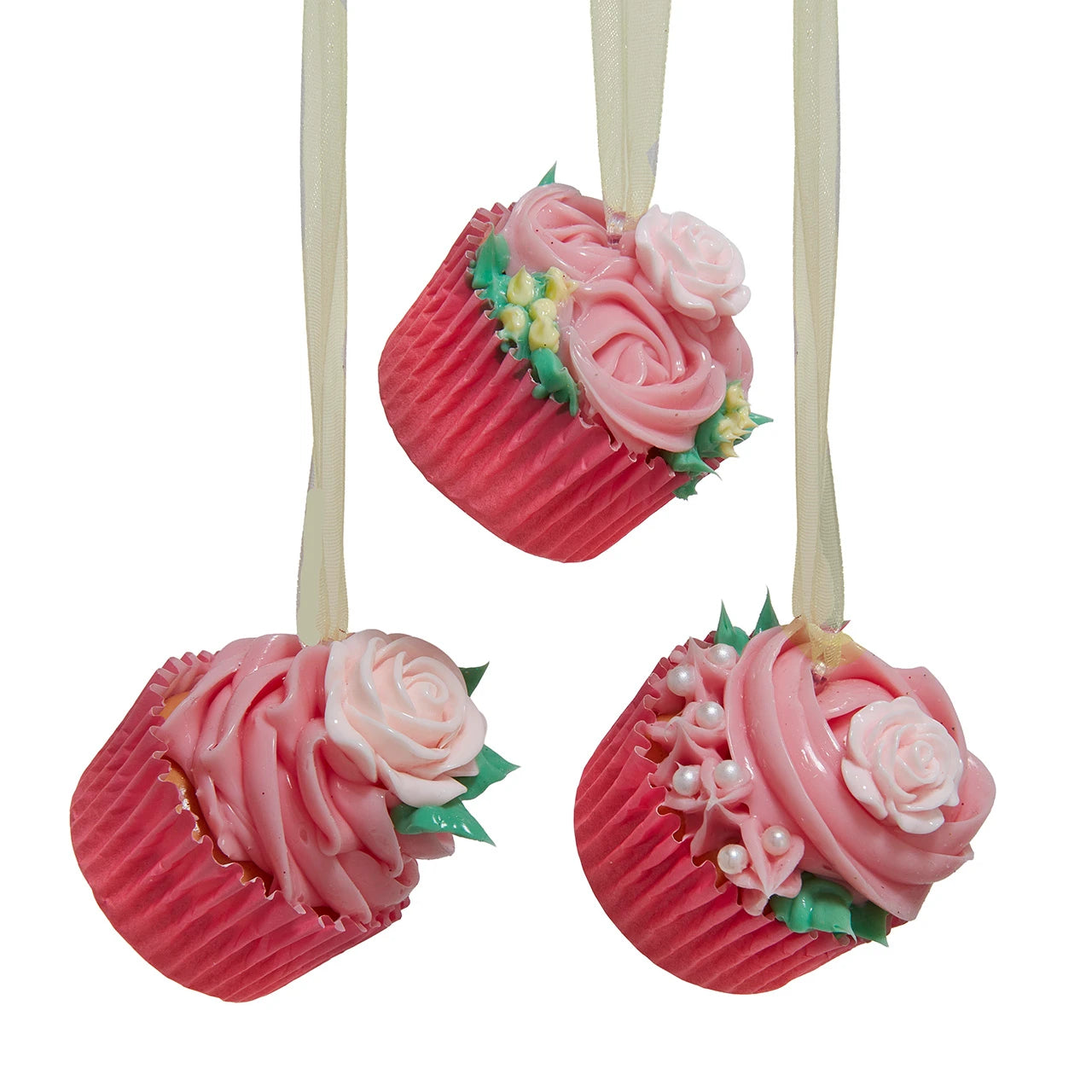 Mini Foam Cupcake Ornament | Putti Christmas Decorations
