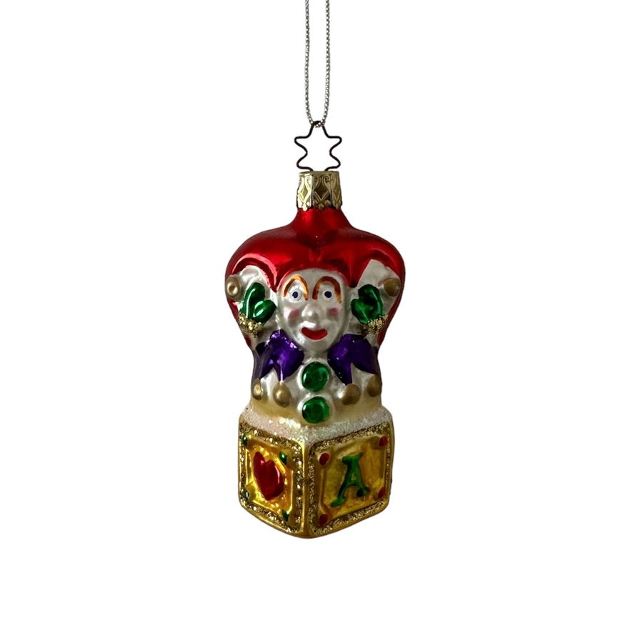 Old World Christmas Jester Glass Ornament | Putti Christmas Decorations 